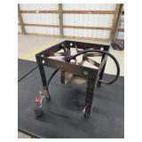 Outdoor propane burner stand