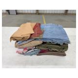Box lot corduroy quilting material