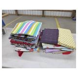 Box lot miscellaneous cotton quilting material