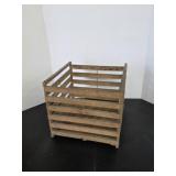 Vintage antique wood egg crate