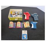 Vintage Dymo label makers and labels