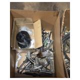 BOX LOT ASSORTED TOOLS, ETC