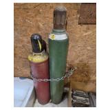 2 WELDING GAS TANKS