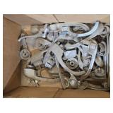 BOX LOT VINTAGE AUTOMOBILE DOOR HANDLES AND