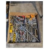 BOX LOT ASSORTED TOOLS