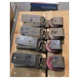 4 HEAVY DUTY BARN DOOR ROLLER HANGERS