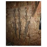 3 VINTAGE LEVER STYLE CHAIN BINDERS