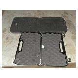 2 HANDGUN STORAGE BOXES
