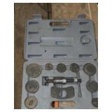 DISC BRAKE CALIPER WIND-BACK TOOL SET W/ CASE