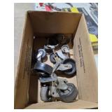 BOX LOT ASSORTED CASTERS