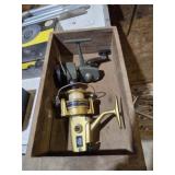 2 VINTAGE OPEN FACE FISHING REELS