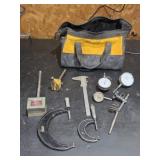 ASSORTED VINTAGE MEASURING TOOLS