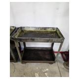 METAL 2-TIER UTILITY SHOP CART #1