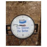 BENDIX WALL CLOCK, BATTERY OPERATED