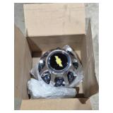 2 NEW CHEVROLET 8-BOLT PATTERN PLASTIC CENTER