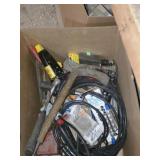 BOX LOT ASSORTED TOOLS, ETC