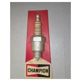 VINTAGE PLASTIC CHAMPION WALL SIGN