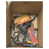 BOX LOT ASSORTED TOOLS