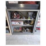 Vintage Steelcase storage shelving unit,