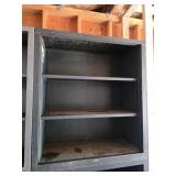 Vintage Steelcase storage shelving unit, 42 x