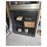 Vintage Steelcase storage shelving unit,