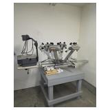 SPY silk screening machine, comes with UV