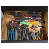 Garage cabinet drawer clean out - assorted