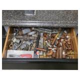 Garage cabinet drawer clean out - copper and
