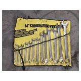 Stanley 14 piece combination wrench set, 3/8 - 1