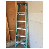 Werner FS206 fiberglass 6 ft step ladder