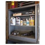 Vintage Steelcase storage shelving unit,
