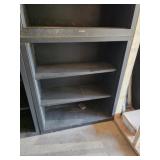 Vintage Steelcase storage shelving unit, 42 x