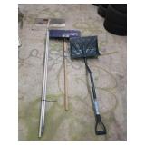 3 assorted snow shovels - Arctic blast ergo