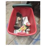 Sterilite 18 gallon holiday storage tote with
