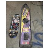 Buddy L black snow half pipe 125 snowboard and