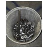 Box lot assorted 1/2 inch sockets and ratchet