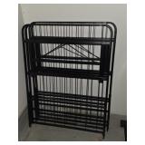 2 modern metal folding cot/bed frames