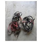 3 pairs assorted automobile booster cables