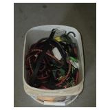 Box lot miscellaneous ratchet straps and bungee