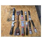 Garage cabinet clean out - brand new scrapers and