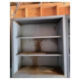 Vintage Steelcase storage shelving unit, 42 x