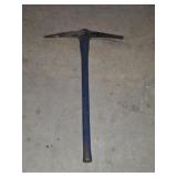 Vintage oak handle double pick axe