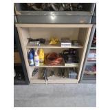 Vintage Steelcase storage shelving unit,