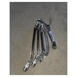 5 Proto SAE double end ratcheting wrenches