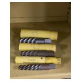 3 Morse cutting tools screw extractors - size