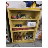 Vintage Steelcase metal storage shelving unit,