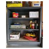 Vintage Steelcase storage shelving unit,
