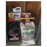 Box lot assorted lawn and garden products