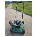 Power Pro 22-in push mower, has good compression