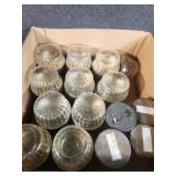 Miscellaneous jelly jars.
